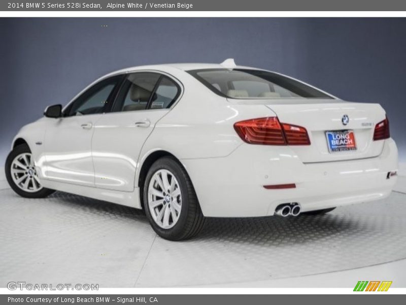 Alpine White / Venetian Beige 2014 BMW 5 Series 528i Sedan