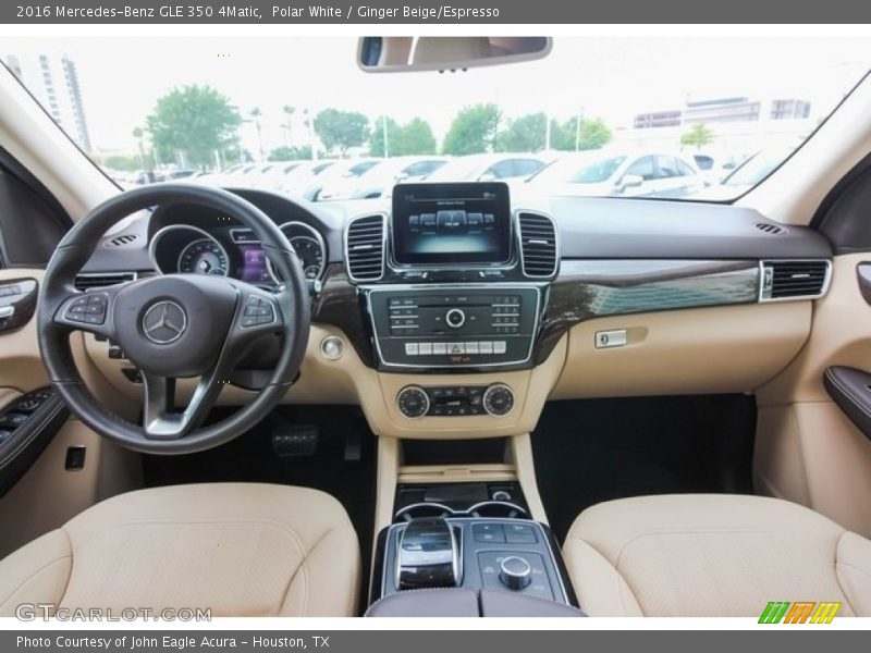 Polar White / Ginger Beige/Espresso 2016 Mercedes-Benz GLE 350 4Matic