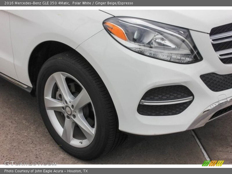 Polar White / Ginger Beige/Espresso 2016 Mercedes-Benz GLE 350 4Matic