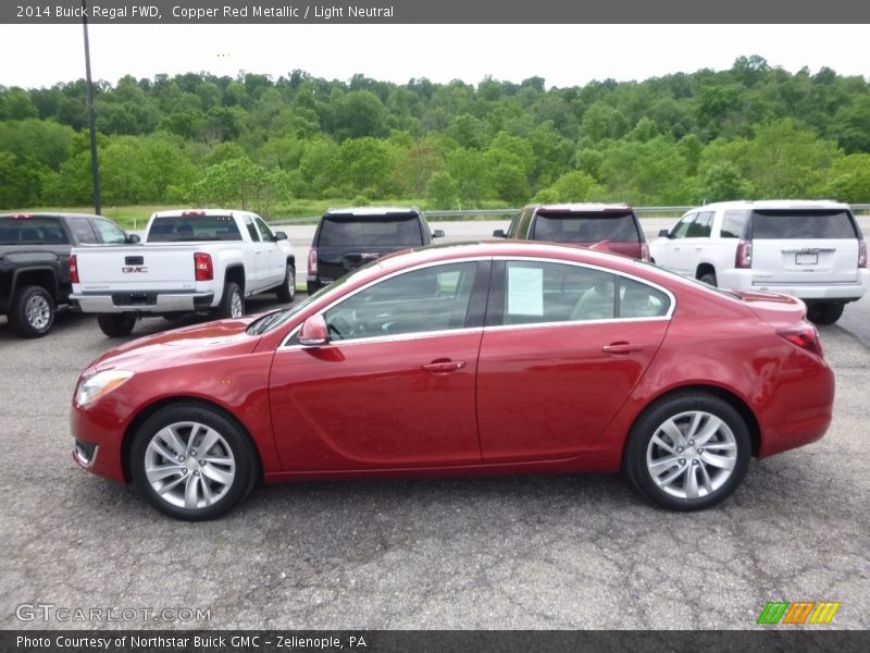 Copper Red Metallic / Light Neutral 2014 Buick Regal FWD