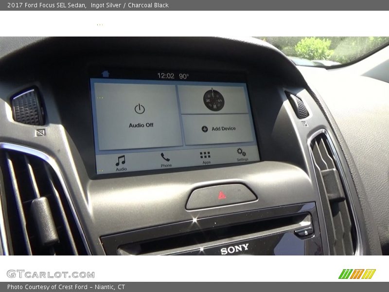 Ingot Silver / Charcoal Black 2017 Ford Focus SEL Sedan