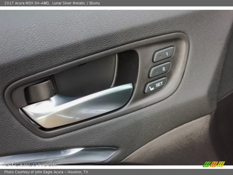Lunar Silver Metallic / Ebony 2017 Acura MDX SH-AWD