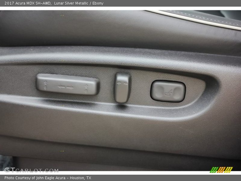 Lunar Silver Metallic / Ebony 2017 Acura MDX SH-AWD