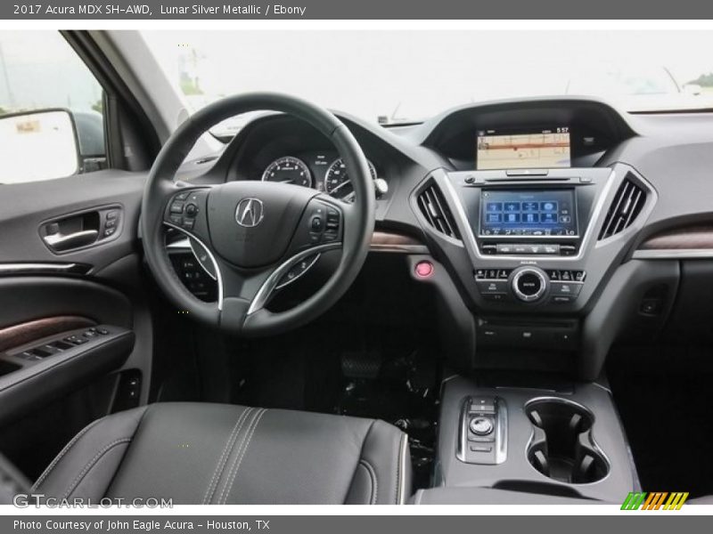 Lunar Silver Metallic / Ebony 2017 Acura MDX SH-AWD
