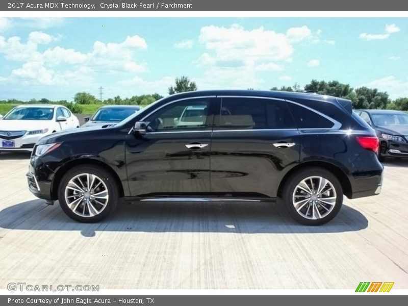 Crystal Black Pearl / Parchment 2017 Acura MDX Technology