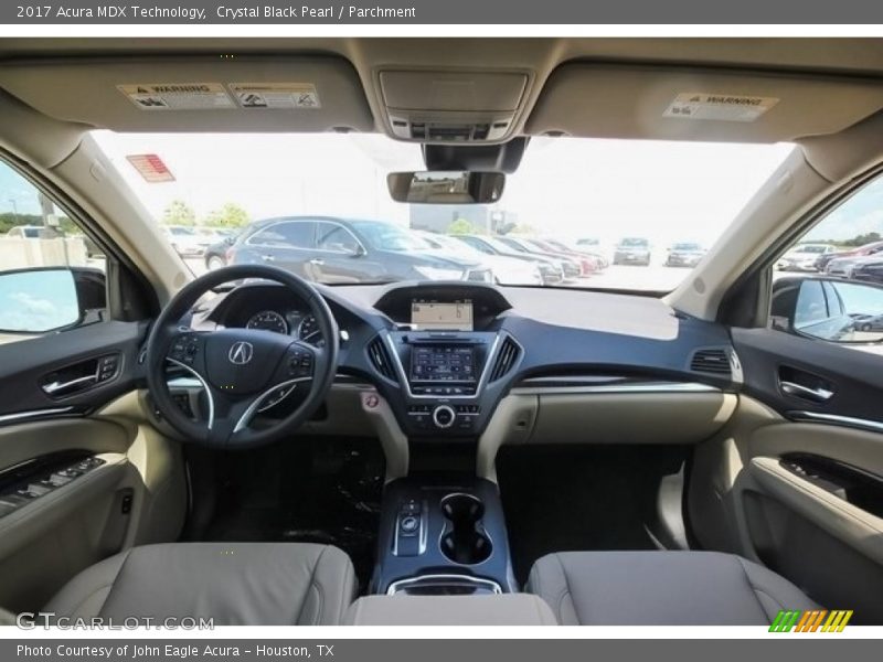 Crystal Black Pearl / Parchment 2017 Acura MDX Technology