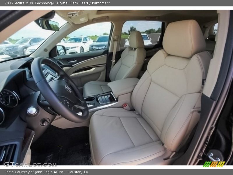 Crystal Black Pearl / Parchment 2017 Acura MDX Technology