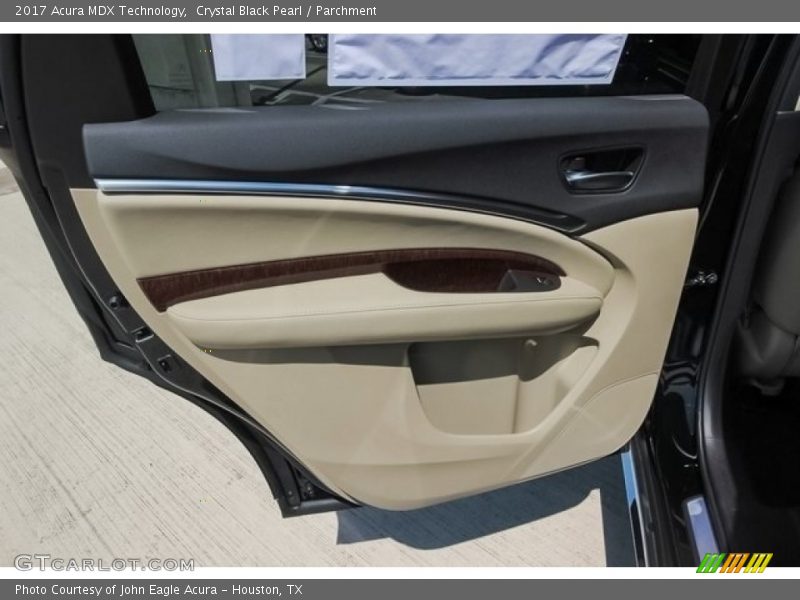 Crystal Black Pearl / Parchment 2017 Acura MDX Technology