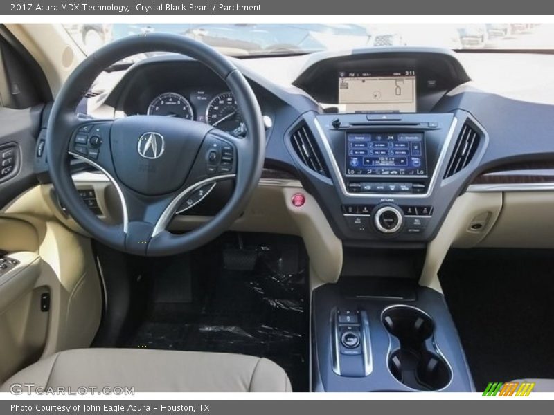 Crystal Black Pearl / Parchment 2017 Acura MDX Technology
