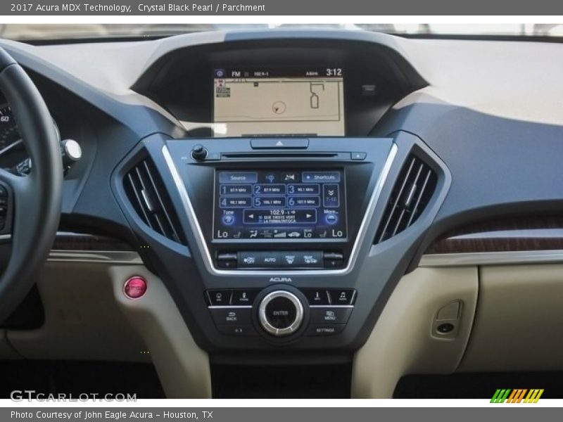 Crystal Black Pearl / Parchment 2017 Acura MDX Technology