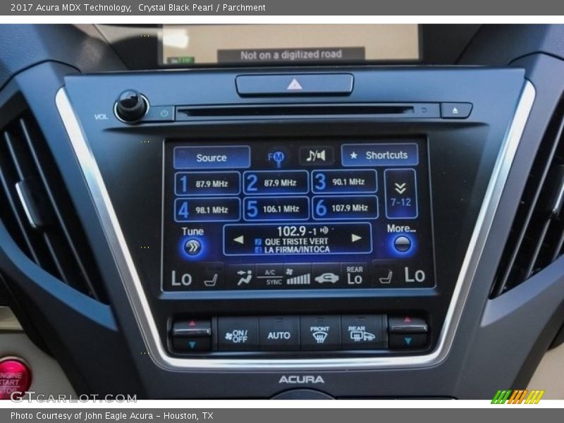 Crystal Black Pearl / Parchment 2017 Acura MDX Technology