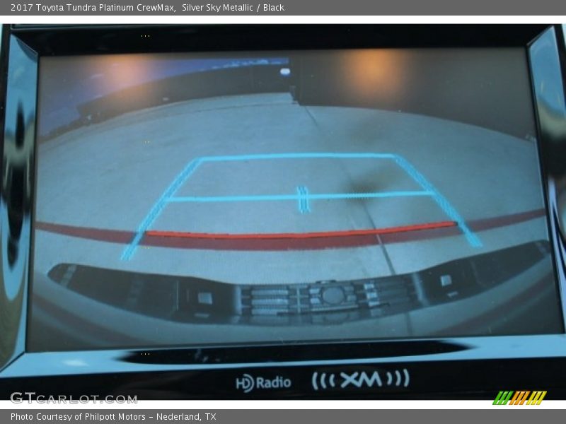 Silver Sky Metallic / Black 2017 Toyota Tundra Platinum CrewMax