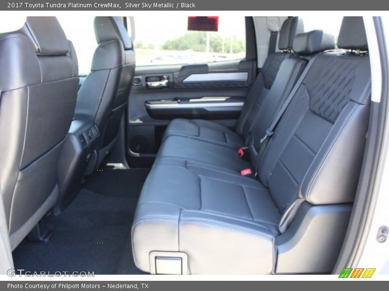 Silver Sky Metallic / Black 2017 Toyota Tundra Platinum CrewMax