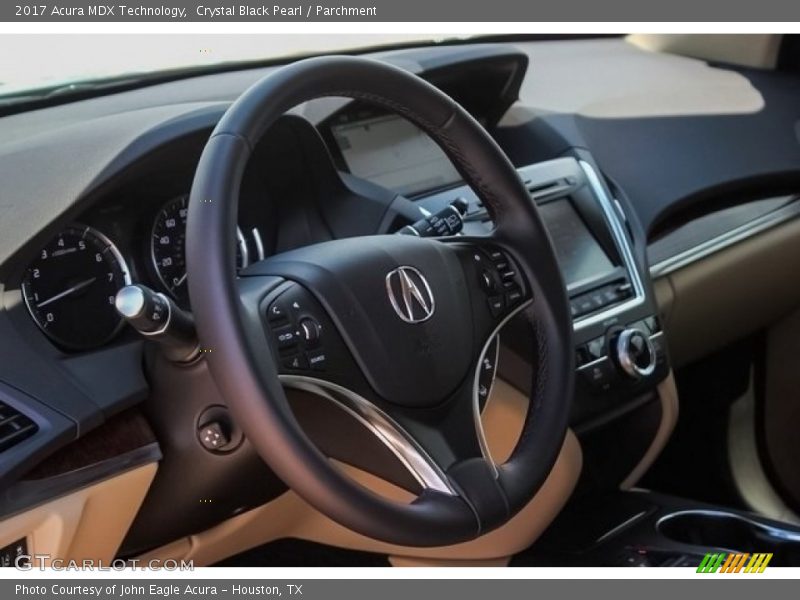 Crystal Black Pearl / Parchment 2017 Acura MDX Technology