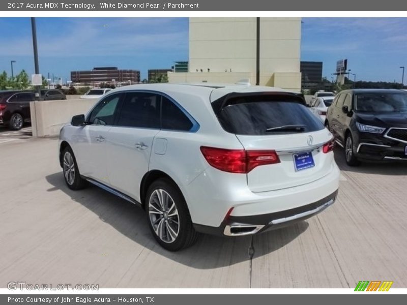 White Diamond Pearl / Parchment 2017 Acura MDX Technology