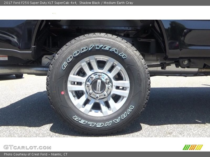 Shadow Black / Medium Earth Gray 2017 Ford F250 Super Duty XLT SuperCab 4x4