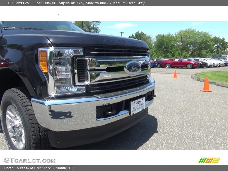Shadow Black / Medium Earth Gray 2017 Ford F250 Super Duty XLT SuperCab 4x4