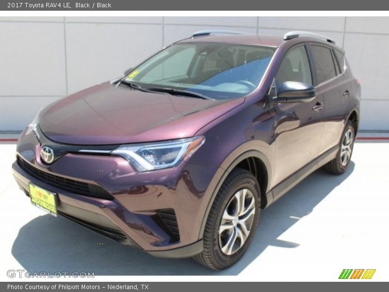 Black / Black 2017 Toyota RAV4 LE