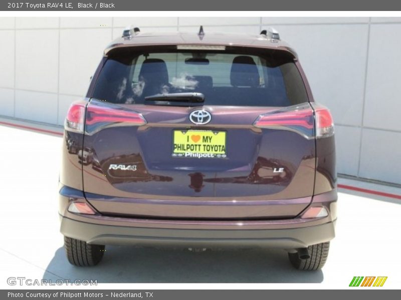 Black / Black 2017 Toyota RAV4 LE
