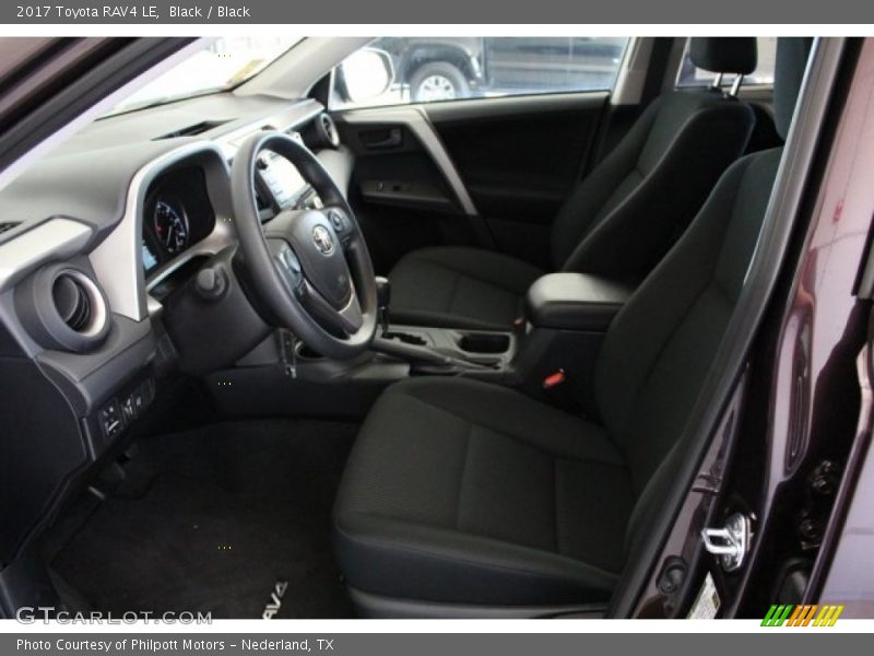 Black / Black 2017 Toyota RAV4 LE