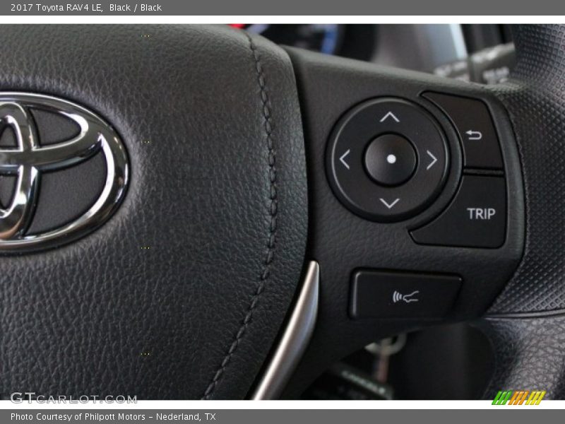 Black / Black 2017 Toyota RAV4 LE