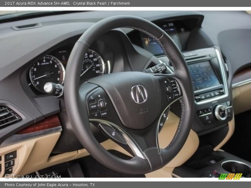 Crystal Black Pearl / Parchment 2017 Acura MDX Advance SH-AWD
