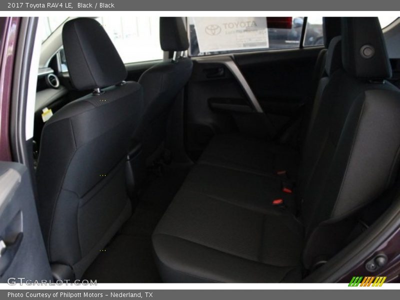 Black / Black 2017 Toyota RAV4 LE