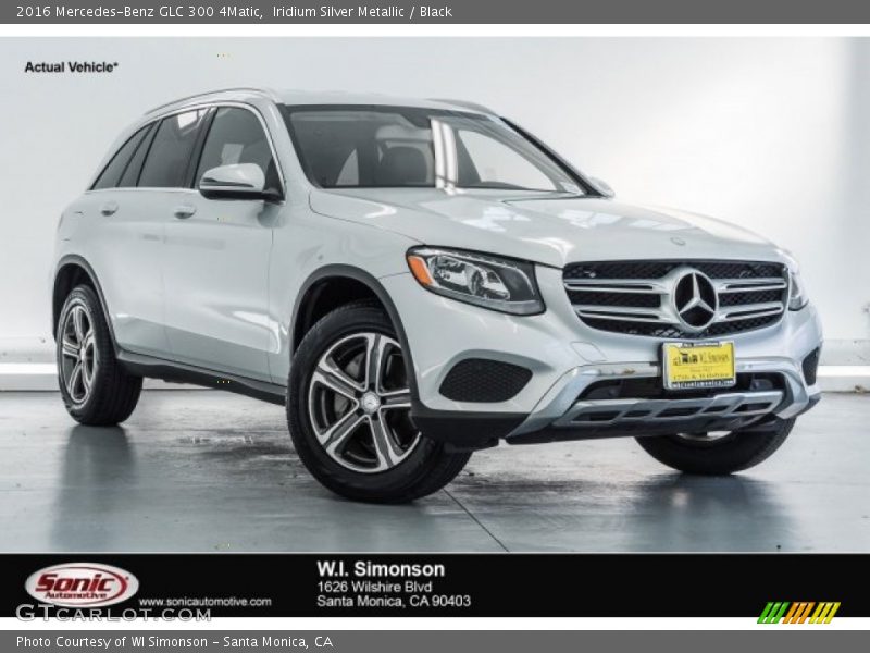 Iridium Silver Metallic / Black 2016 Mercedes-Benz GLC 300 4Matic