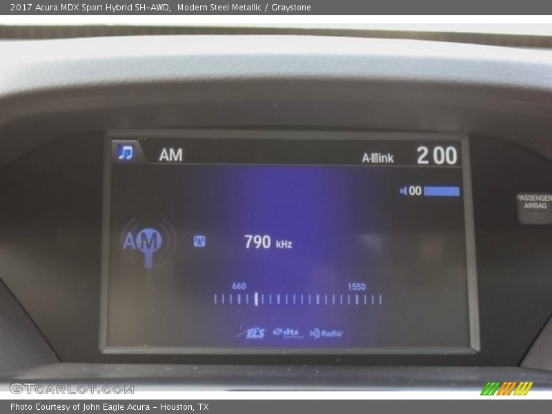 Modern Steel Metallic / Graystone 2017 Acura MDX Sport Hybrid SH-AWD