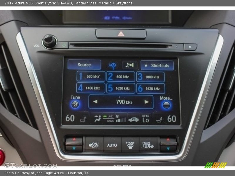 Controls of 2017 MDX Sport Hybrid SH-AWD