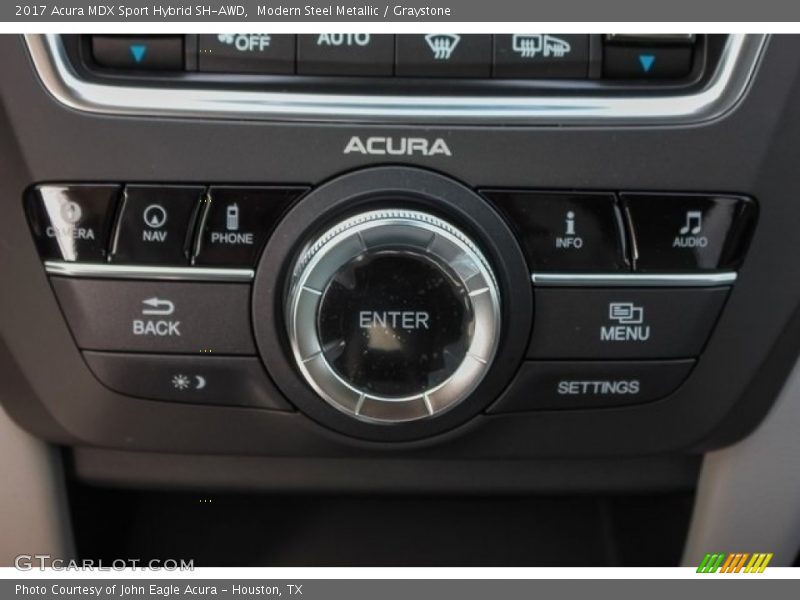 Controls of 2017 MDX Sport Hybrid SH-AWD