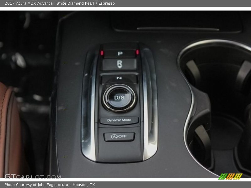 White Diamond Pearl / Espresso 2017 Acura MDX Advance