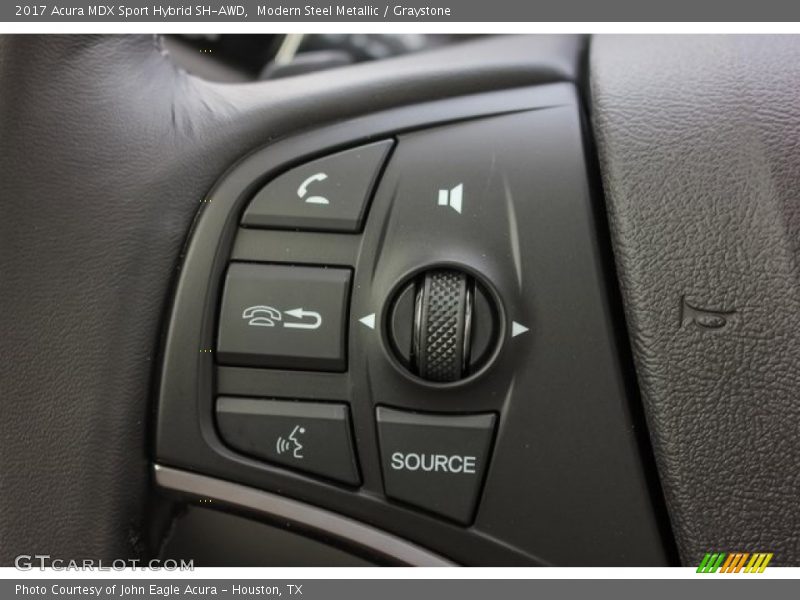 Controls of 2017 MDX Sport Hybrid SH-AWD