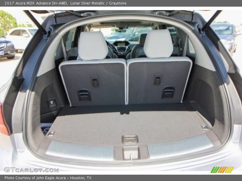 Lunar Silver Metallic / Graystone 2017 Acura MDX Advance SH-AWD