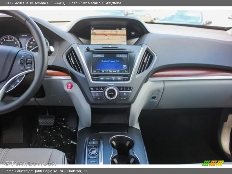 Lunar Silver Metallic / Graystone 2017 Acura MDX Advance SH-AWD