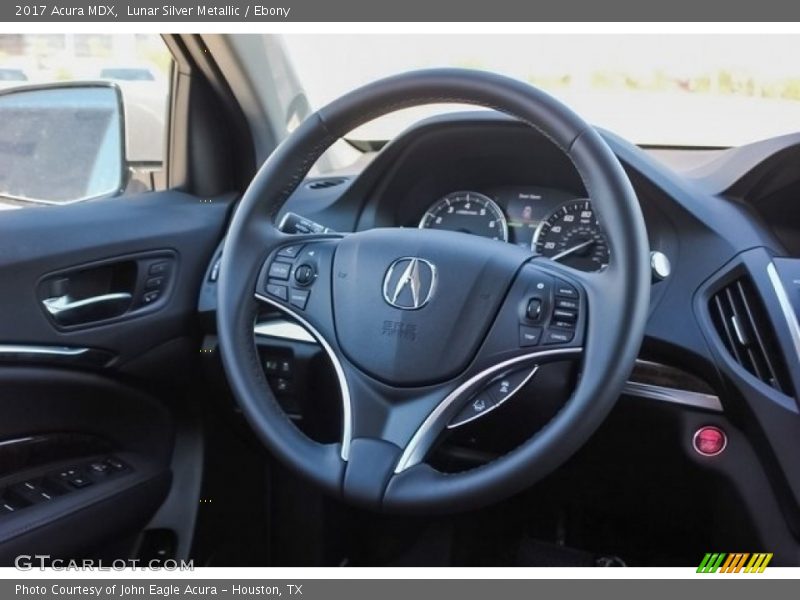 Lunar Silver Metallic / Ebony 2017 Acura MDX