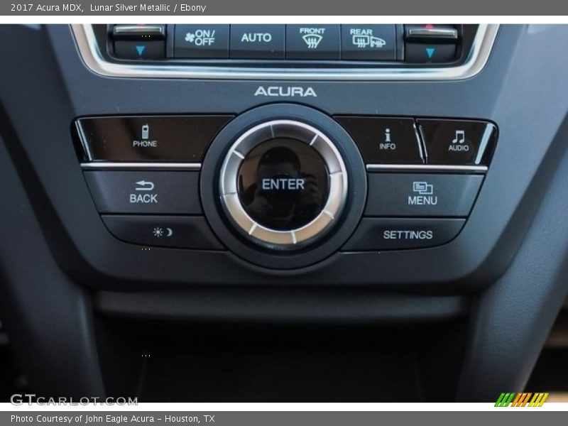 Lunar Silver Metallic / Ebony 2017 Acura MDX