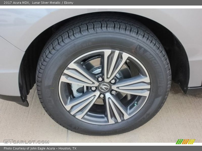Lunar Silver Metallic / Ebony 2017 Acura MDX
