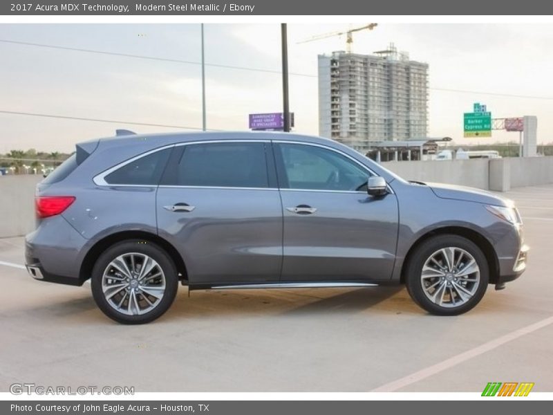 Modern Steel Metallic / Ebony 2017 Acura MDX Technology