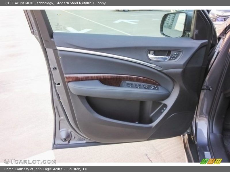 Modern Steel Metallic / Ebony 2017 Acura MDX Technology