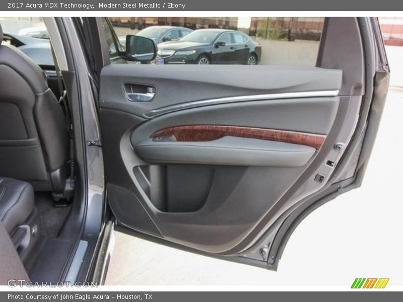 Modern Steel Metallic / Ebony 2017 Acura MDX Technology