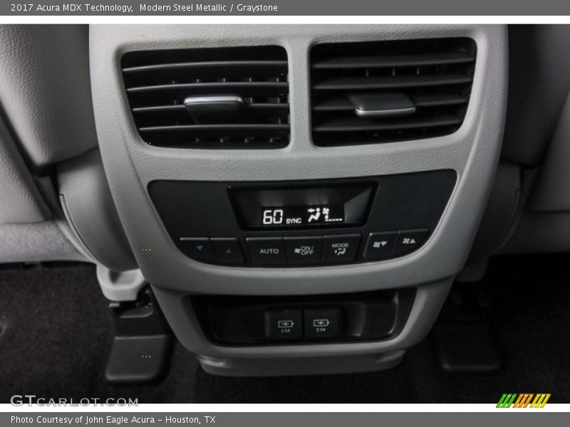 Modern Steel Metallic / Graystone 2017 Acura MDX Technology