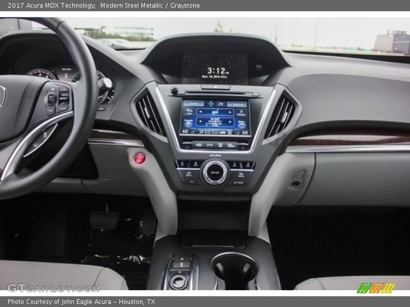 Modern Steel Metallic / Graystone 2017 Acura MDX Technology