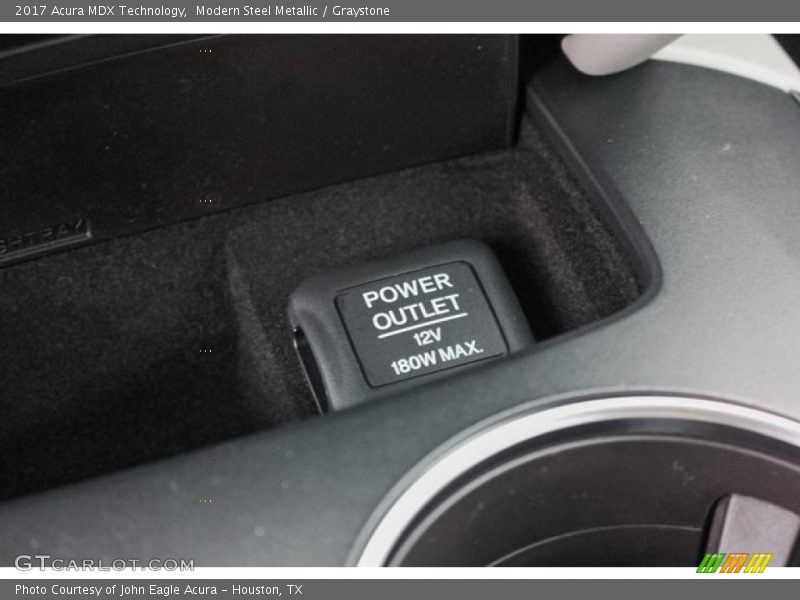 Modern Steel Metallic / Graystone 2017 Acura MDX Technology