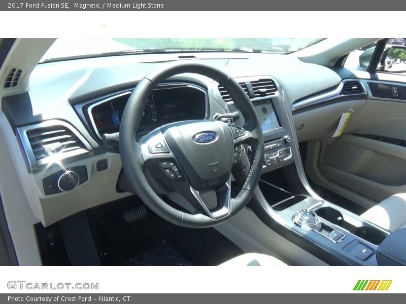 Magnetic / Medium Light Stone 2017 Ford Fusion SE