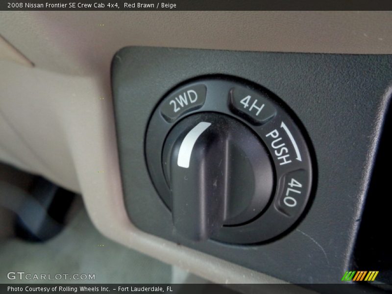 Red Brawn / Beige 2008 Nissan Frontier SE Crew Cab 4x4