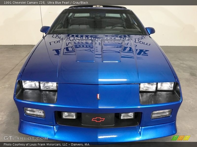 Ultra Blue Pearl / Gray/Black 1991 Chevrolet Camaro Z28
