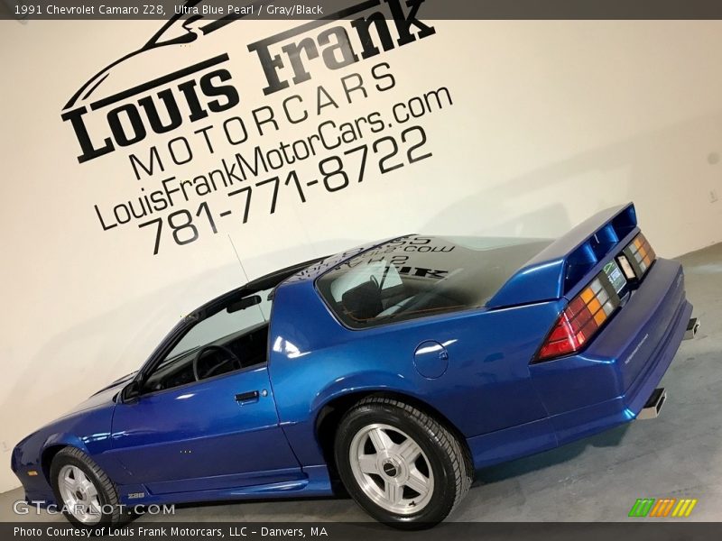 Ultra Blue Pearl / Gray/Black 1991 Chevrolet Camaro Z28
