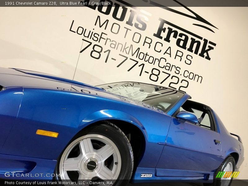 Ultra Blue Pearl / Gray/Black 1991 Chevrolet Camaro Z28
