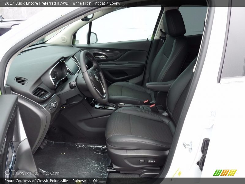 White Frost Tricoat / Ebony 2017 Buick Encore Preferred II AWD